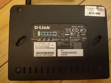 wi fi aparatı: D-Link wifi router DIR-320 (2 ədədin qiymətidir) — 2