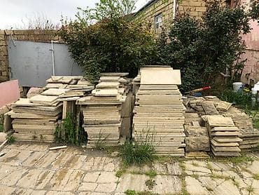 karnika arı satışı: Təbii daş plitələr və dekorativ bordür elementləri - Material: təbii — 2