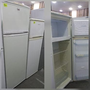 Soyuducu – iki kameralı, üstdən dondurucu bölmə. - Rəng: ağ - Mexaniki