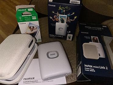 canon pixma e414: Fujifilm Instax Mini Link 2 (ağ rəng) Çox az işlənib, ideal — 2