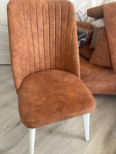 Qonaq otağı üçün dəst – yumşaq kreslo və uyğun stul - Material — 2