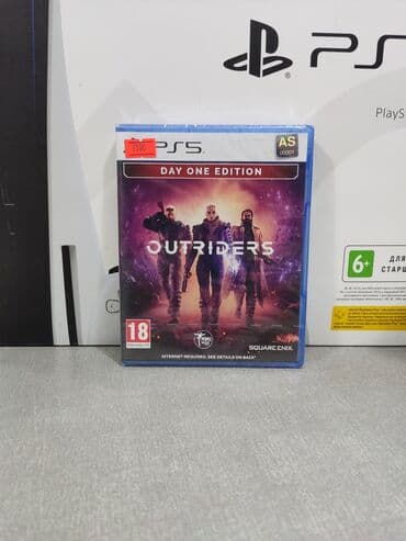 oyun rol seti: Playstation 5 üçün outriders oyun diski. Tam yeni, original bağlamada — 1