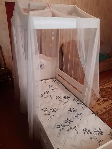 uşaq matras: Oğlan və qız üçün, Çarpayı, Matras ilə, Siyirməsiz — 3