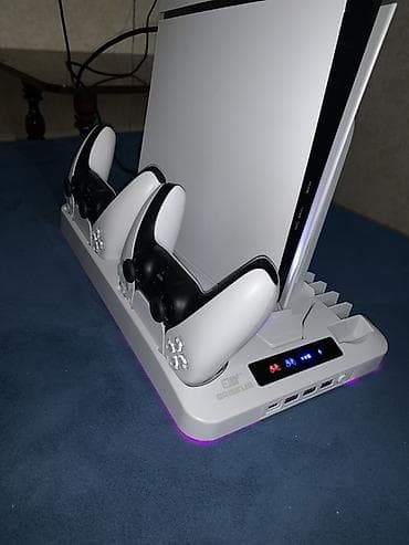 PS5 üçün GAMINJA çoxfunksiyalı stend və dok stansiyası - Konsolu — 1