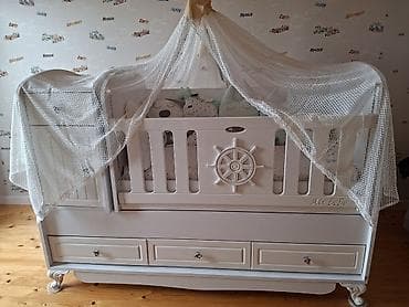 Oğlan üçün, İşlənmiş, Dördbucaq, Beşik, Dəst ilə, Matras ilə — 3