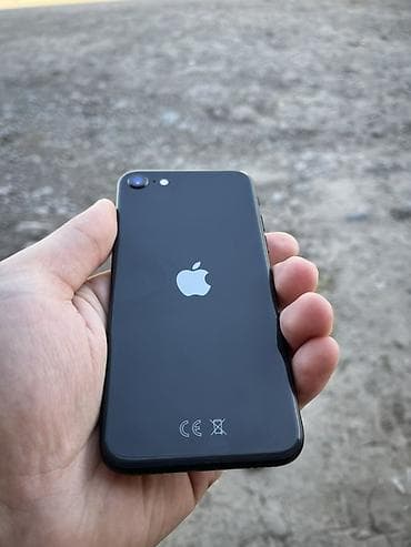 m m mobilya: IPhone SE 2020, 64 GB, Qara, Barmaq izi — 1