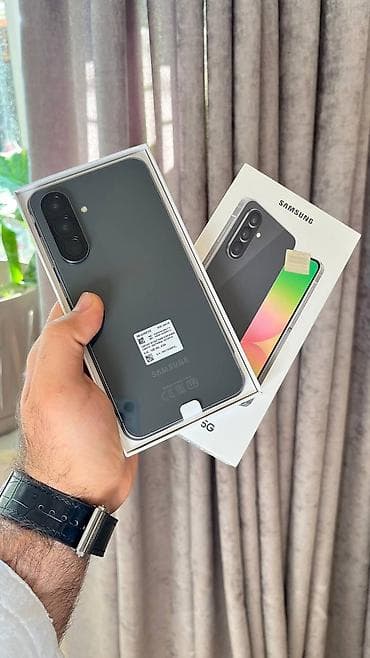 telefon iphone 6: Samsung Galaxy A56, rəng - Qara, İki sim kartlı — 1