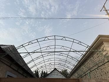 qara lövhə: Metal karkaslı taxta/şifer/polikarbonat örtük üçün hazır konstruksiya — 2