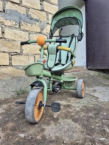 velosiped audi: Uşaq üçtəkərli velosipedi (trike) – yaşıl rəng Xüsusiyyətlər: - — 7