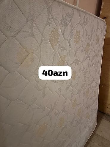 chester divan: Məhsullar: 1) Yaylı döşək – 40 AZN - Açıq krem rəngli, üzərində — 1