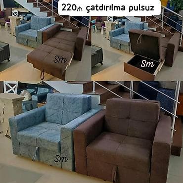 sandiq mebel: Kreslo-kravat, Vеlur parça, Pulsuz çatdırılma — 2