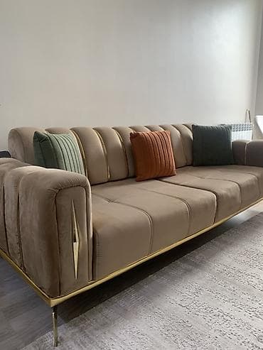 Ev üçün mebel: İşlənmiş, Divan, Divan, Bazasız, Açılan — 1