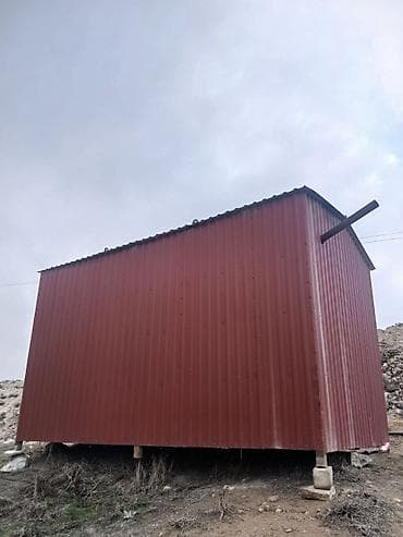 Metall konteyner-ev - Karkas: möhkəm metal konstruksiya - Xarici