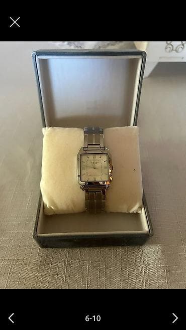 Наручные часы: Klassik kişi/qadın qol saatı - Dizayn: Minimalist, klassik üslubda ağ — 3