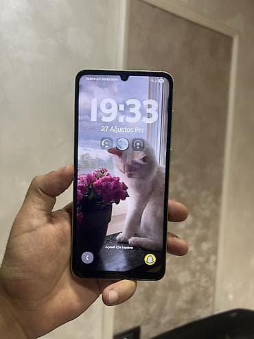 samsung netbook: Samsung Galaxy A05, 64 GB, rəng - Yaşıl, Sensor, Face ID — 5