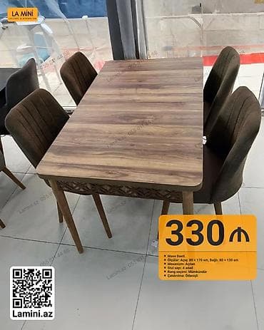 Masa Dəsti - Ölçülər: Açıq 80×170 sm, Bağlı 80×130 sm - Mexanizm — 3