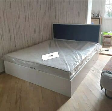кровать двуспальная с матрасом: Yeni, İkinəfərlik çarpayı, Bazasız, Matras ilə, Siyirməsiz, Azərbaycan — 3