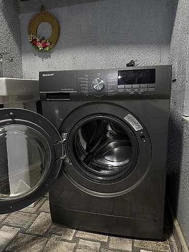 met: Paltaryuyan maşın Sharp, 6 kq, İşlənmiş, Avtomat, Qurutma var, Kredit yoxdur, Ünvandan götürmə — 4