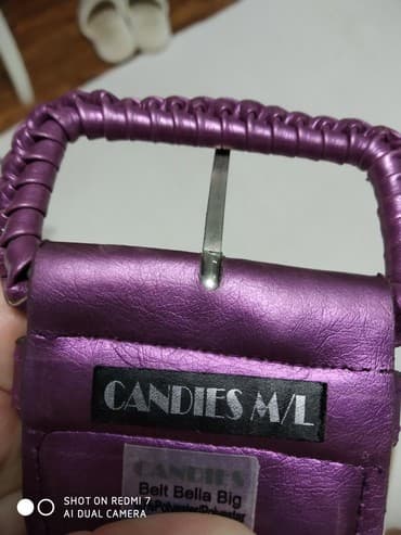 yuxuda sac rezini gormək: Ремень переламутровый сиреневый — 3