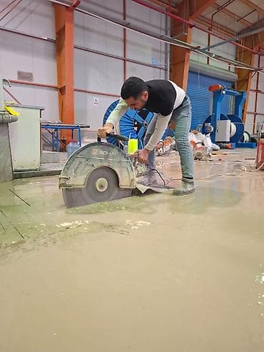 Beton kəsmə Bkx və beton deşmə Bdx Beton kesimi beton kesen beton