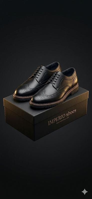 Klassik kişi ayaqqabısı – 100% təbii dəridən - Stil: Eleqant klassik