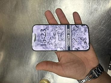 IPhone 15 Pro, 128 GB, White Titanium, Zəmanət, Simsiz şarj, Face ID — 2