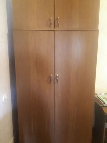 4 qapılı şkaf: Açılan, 4 qapılı Düz dolab, Qarderob, paltar dolabı — 2