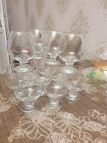 Qədəhlər, Şüşə, 12 ədədli dəst, 400 ml