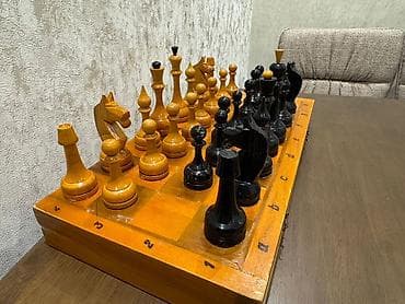 Шахматы: Məhsul: Taxta şahmat dəstləri (bir neçə fərqli model) 2 ci sekil. - — 7