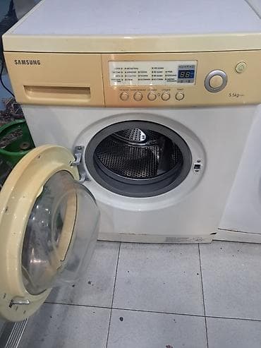 Samsung önyükləməli paltaryuyan maşın - Yük tutumu: 5.5 kq - Displey