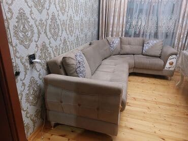 Künc divan, İşlənmiş, Açılan, Vеlur parça