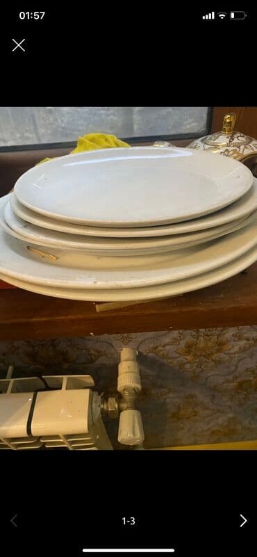 Əntiq saatlar: Boşqab, 95 il, Farfor — 2