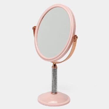 xonça şəkli çəkmək: Stolüstü Güzgü Masaüstü Brend: No Brand Rəng: Çəhrayı, gümüşü — 1