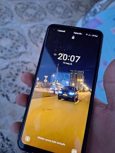 Samsung Galaxy A21S, rəng - Göy, Face ID, Barmaq izi