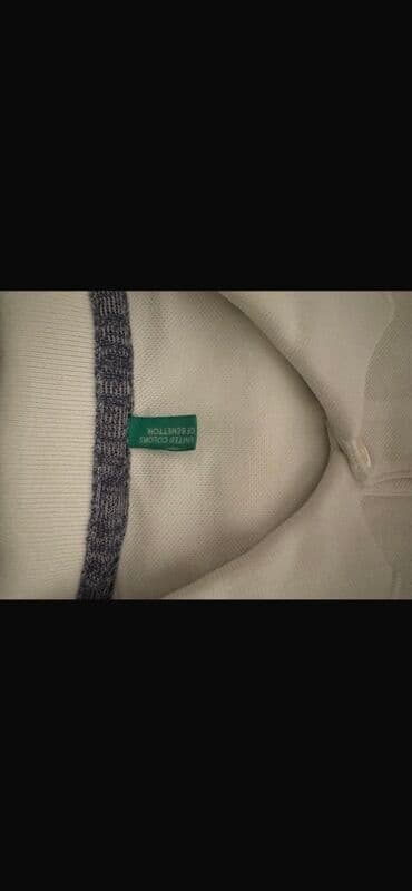 milli ordu forma: Polo köynək, Benetton, L, rəng - Ağ — 2