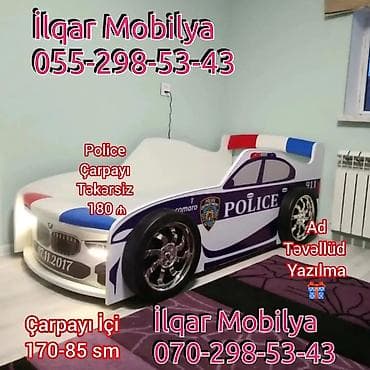 Yeni, Sifariş ilə, Maşın-çarpayı, Matrassız, Siyirməsiz