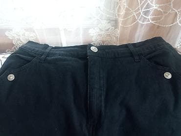 cins donlar 2020: Qara cins ətək - Model: Dizədək uzunluqda, düz kəsim cins ətək - — 2