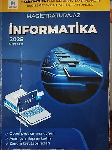 Məhsul: “İnformatika” – Magistratura imtahanlarına hazırlıq üçün dərs