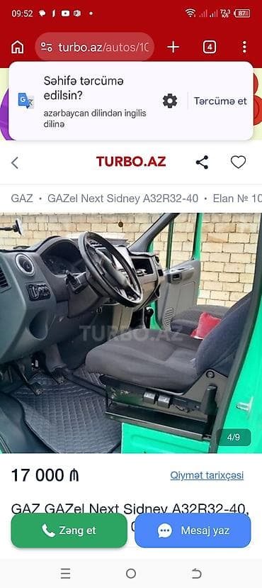 tra: QAZ 2013 il, motor 2.8 l, İzoterm, İşlənmiş — 8