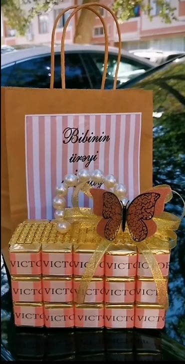 can eti: Hədiyyəlik şokolad çantası.Çatdırılma var — 2