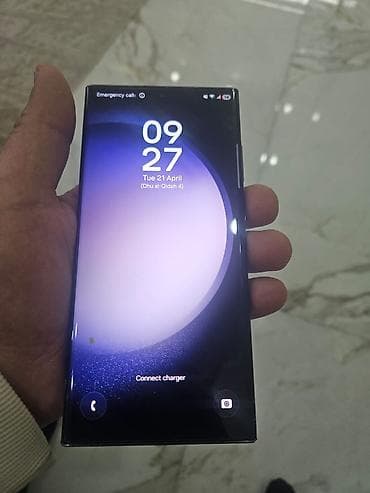 Samsung Galaxy S23 Ultra, 256 ГБ, цвет - Черный, Беспроводная зарядка