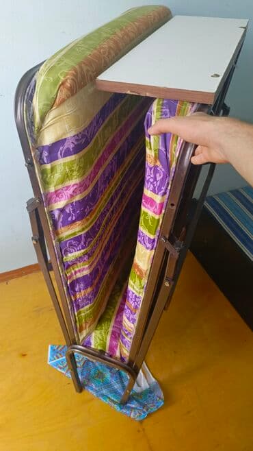 куплю раскладушку бу: Б/у, Раскладушка с матрасом — 2