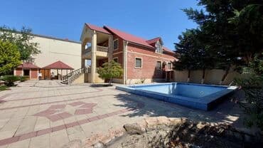 купить дачу в мардакянах: Баку, Новханы, 310 м², 6 комнат, С бассейном, Газ, Комби, Канализация — 26