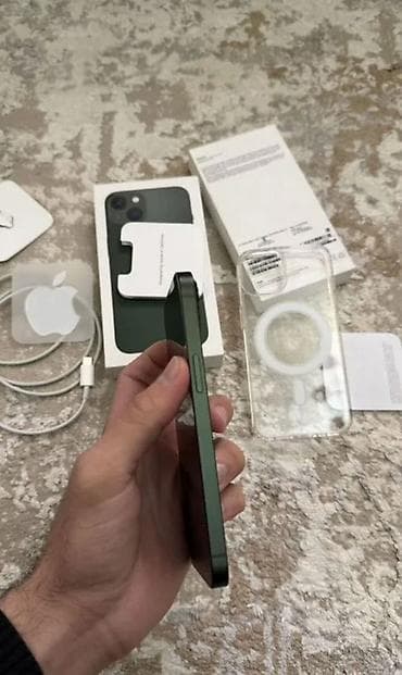 iphone sumqayit: IPhone 13, 128 GB, Yaşıl, Face ID, Sənədlərlə — 4