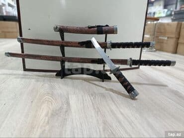 formula: Dekorativ samuray qılıncları dəsti.qiymetler 60 AZN den baslayir. - — 9