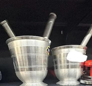 kart qabı: Dəstəli həvəng dəstləri – müxtəlif material və dizaynlarda. Məhsul — 2