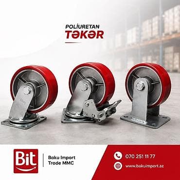 diskler teker: Poliuretan təkər - Sənaye və anbar arabaları, stellaj sistemləri — 1
