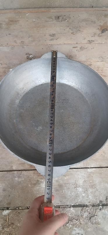 Döküm tava/sac – iri ölçülü - Material: qalın divarlı tökmə metal