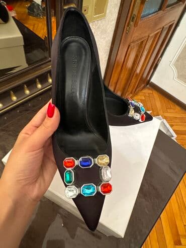 b class makasin: Tuflilər, Ölçü: 37, rəng - Qara, Yeni — 3