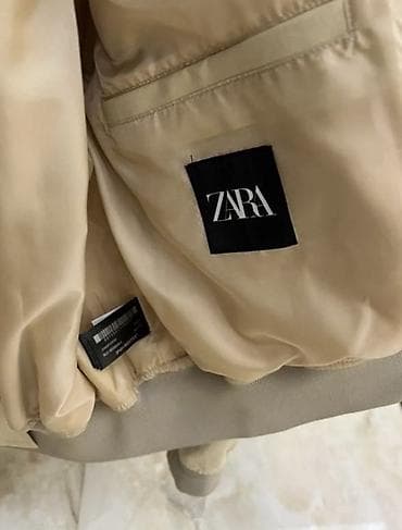 kurtka uzun: Jilet, Zara, M, rəng - Bej — 5